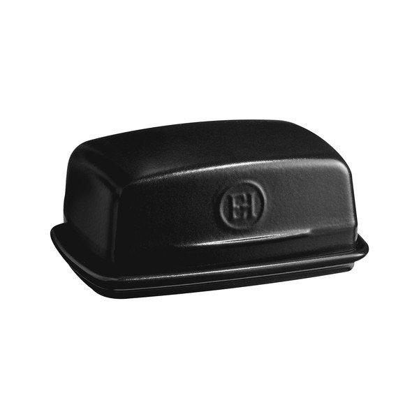 Črna keramična posoda za maslo – Emile Henry