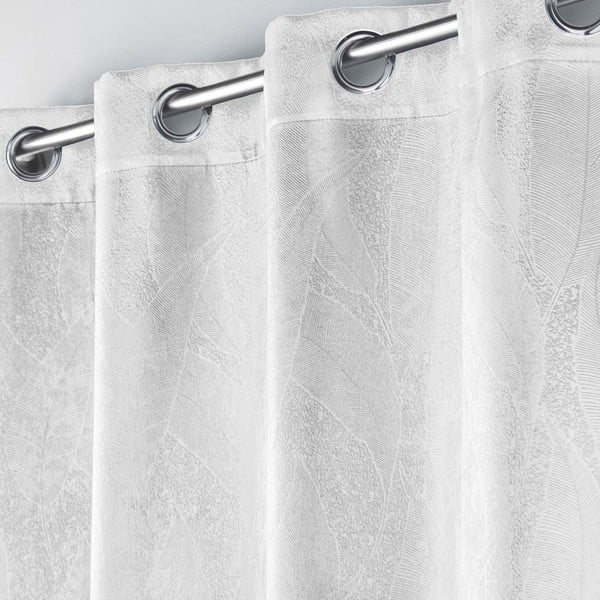 Bela žametna zatemnitvena zavesa 135x280 cm Melodie – douceur d'intérieur-image-1