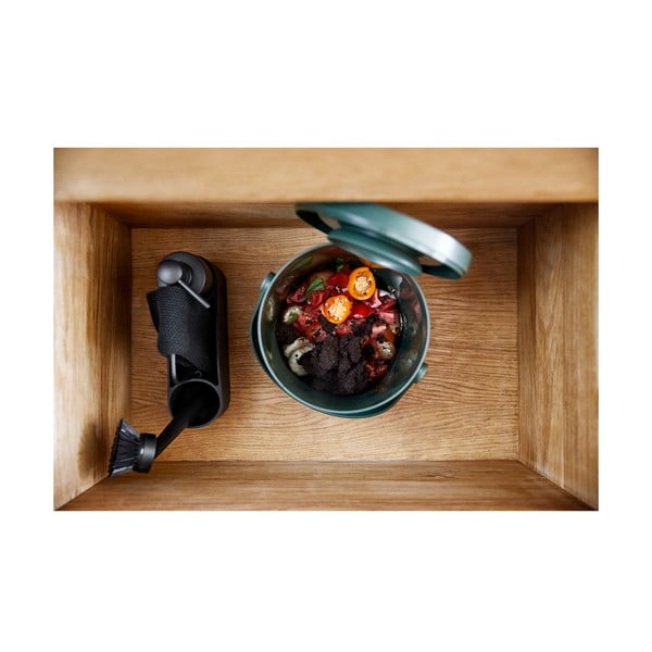 Črna posoda za kuhinjske odpadke Zone Bio, 3 l-image-4