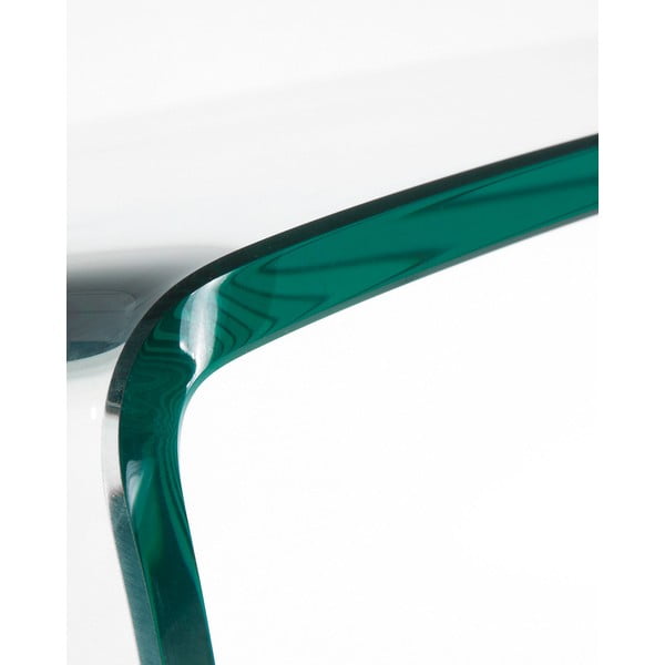 Steklena stranska mizica 40x125 cm Burano – Kave Home-image-3