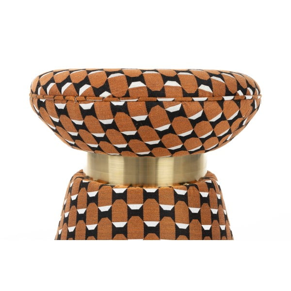 Oranžen tabure Pin – White Label-image-2