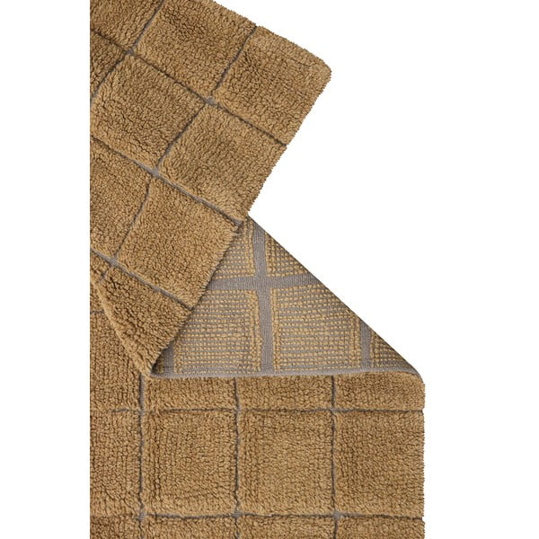 Oker rumena ročno tkana volnena preproga 170x240 cm Mosaic Ochre – Lorena Canals-image-3