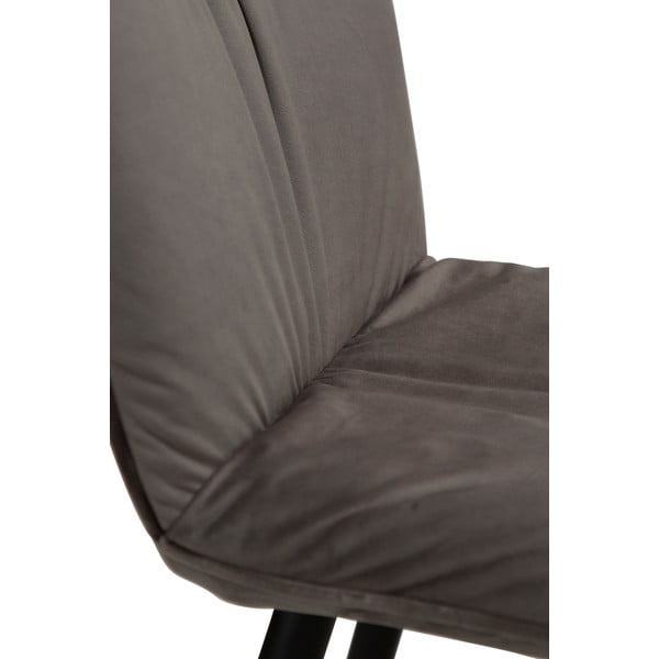 Siv žameten barski stol DAN-FORM Denmark Join, višina 93 cm-image-1