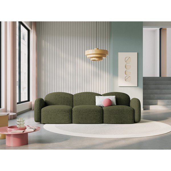 Zelena sedežna garnitura 272 cm Blair – Micadoni Home-image-1