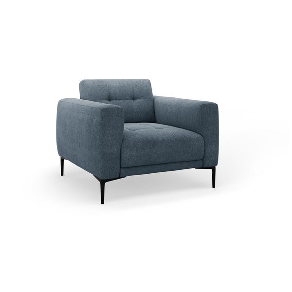 Temno moder fotelj Bemy – Micadoni 