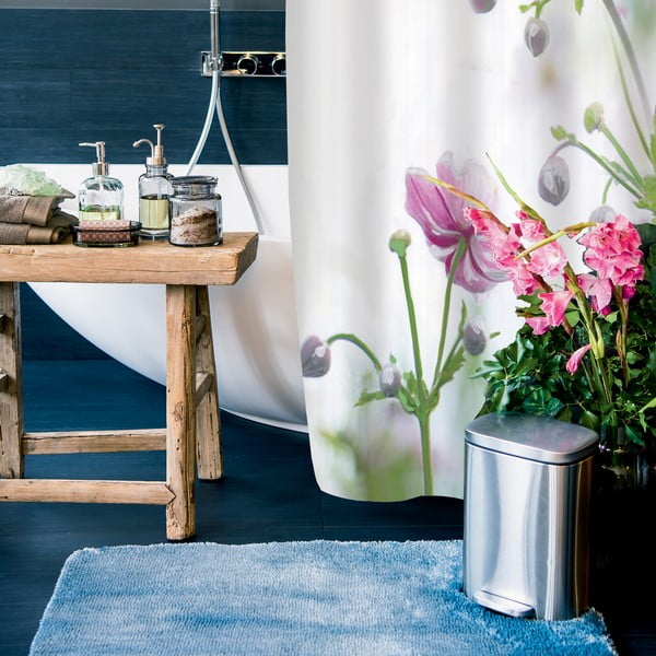 Jeklen koš za smeti v mat srebrni barvi s pedalom 5 l Akira – Spirella-image-2