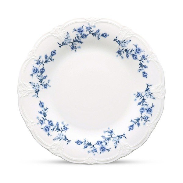 Bel/moder porcelanast krožnik ø 27,5 cm Retro – BonBistro
