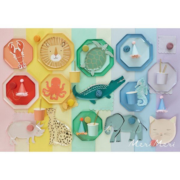 Papirnati prtički v kompletu 16 ks Seahorse – Meri Meri-image-1