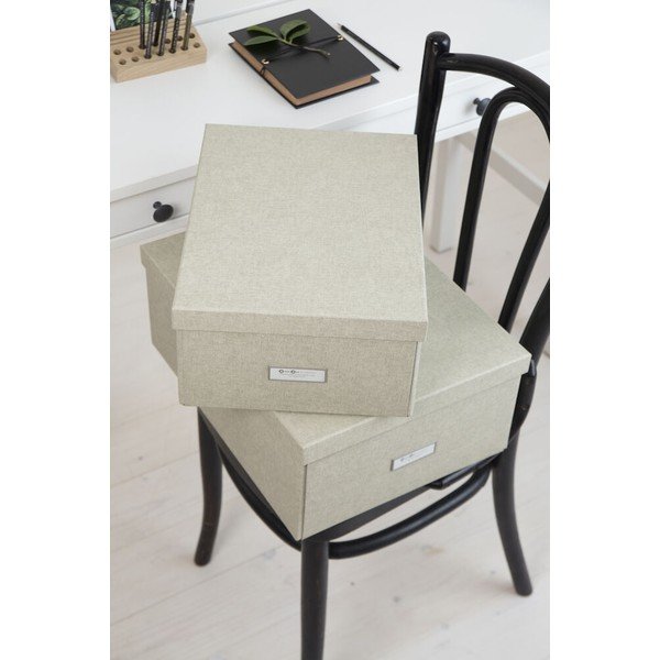 Škatla za shranjevanje s pokrovom Katrin – Bigso Box of Sweden-image-1
