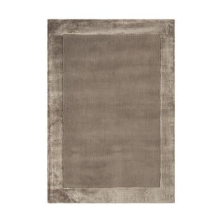 Rjava ročno tkana preproga iz mešanice volne 80x150 cm Ascot – Asiatic Carpets