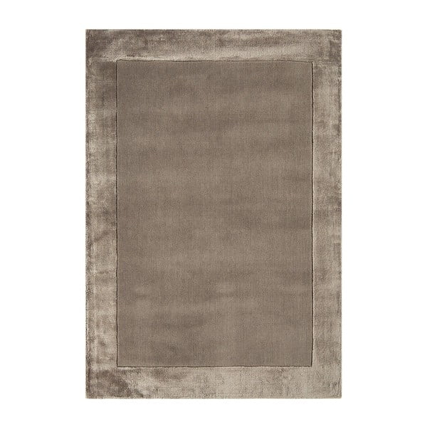 Rjava ročno tkana preproga iz mešanice volne 200x290 cm Ascot – Asiatic Carpets