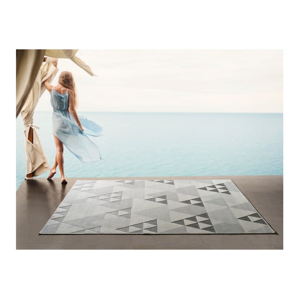 Bež zunanja preproga Universal Clhoe Triangles, 120 x 170 cm-image-2