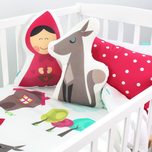 Otroška bombažna posteljnina Mr. Fox Grandma, 100 x 120 cm-image-2