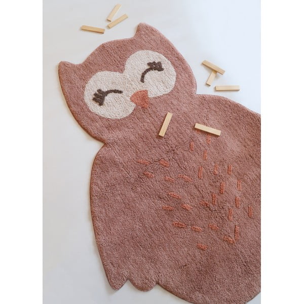 Rožnata otroška preproga 90x115 cm Little Pepa – Nattiot-image-2