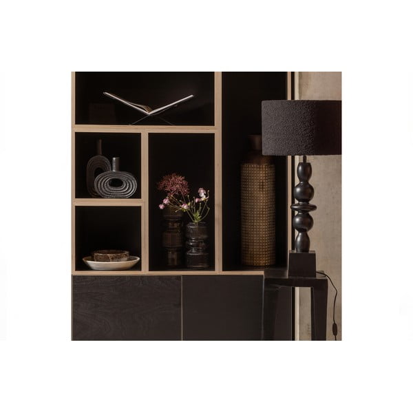 Črna noga svetilke 65 cm Chrissie – WOOOD-image-2