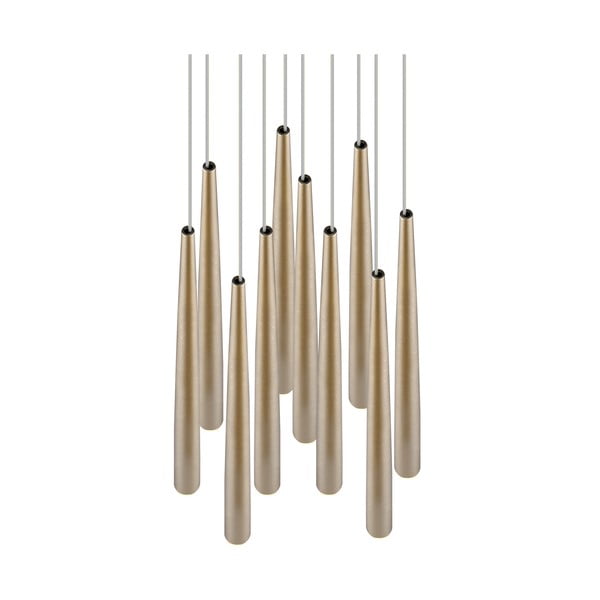 LED viseča svetilka v zlati barvi ø 30 cm Cala – Trio Select-image-2