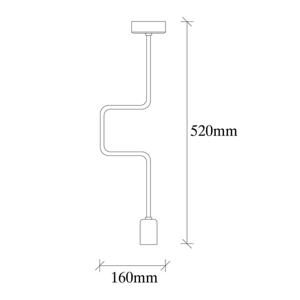 Črna kovinska viseča svetilka Opviq lights Joshua-image-3
