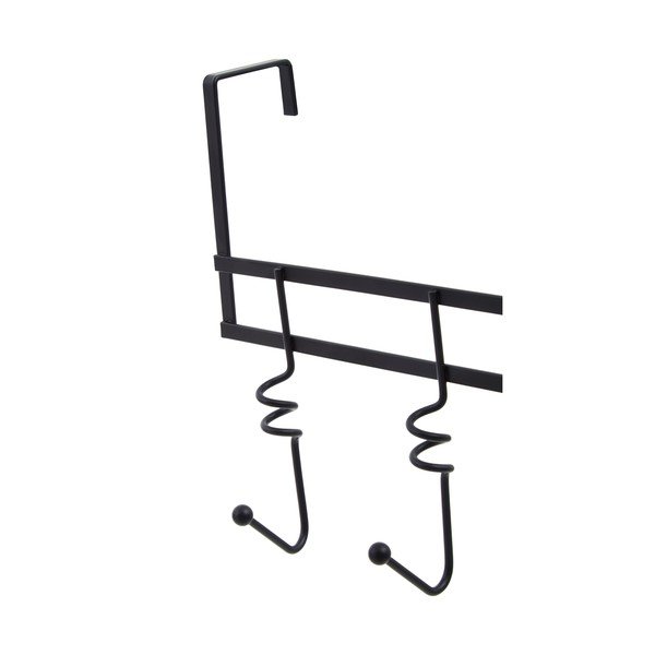 Črn kovinski obešalnik za vrata 46 cm Jaxen – Premier Housewares-image-1