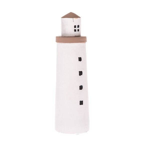 Bela betonska dekoracija Dakls Lighthouse, višina 22,5 cm
