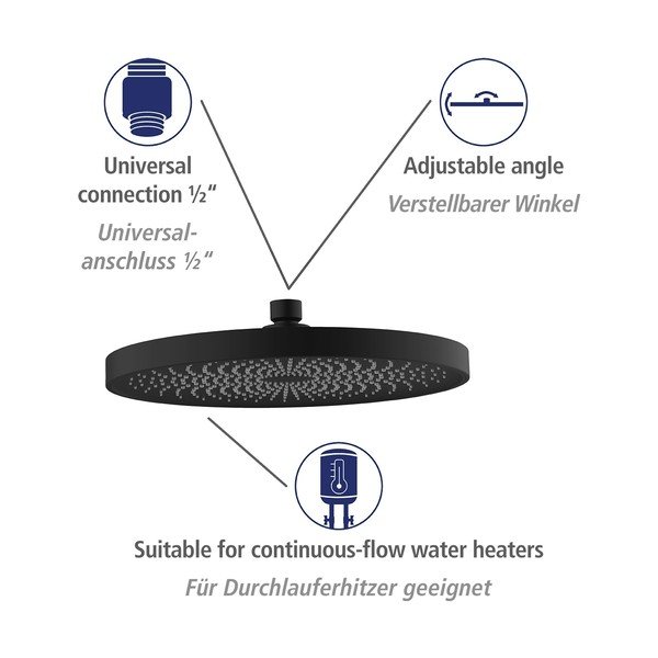 Tuš ročka ø 26 cm Soft Water – Wenko-image-4