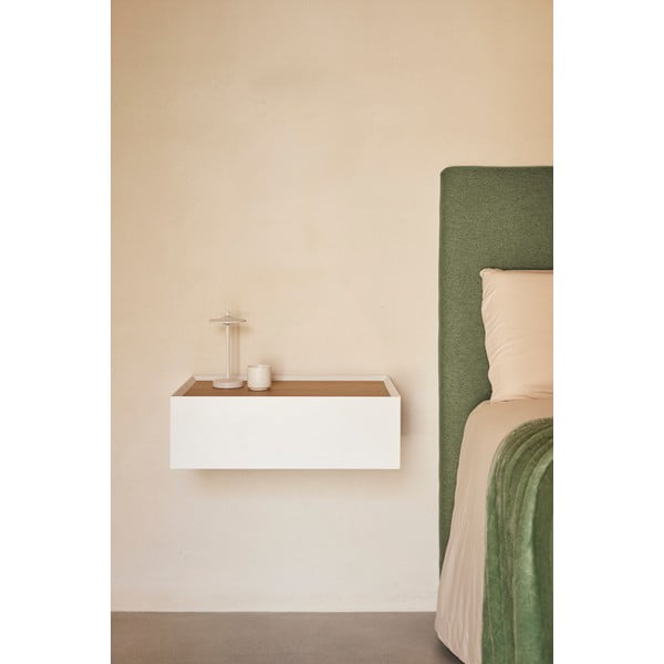 Bela stenska nočna omarica v hrastovem dekorju Arista – Teulat-image-1