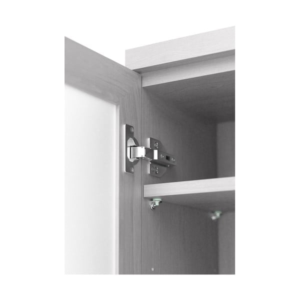 Bela kopalniška omarica iz hrastovega lesa Wireworks Mezza-image-4