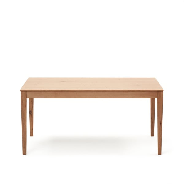 Raztegljiva jedilna miza z mizno ploščo v hrastovem dekorju 80x160 cm Yain – Kave Home-image-3