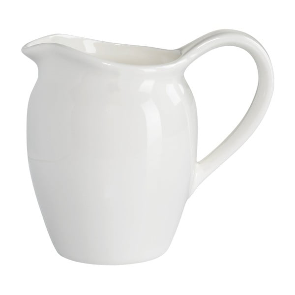 Bel porcelanast vrč za mleko Maxwell & Williams Basic, 330 ml