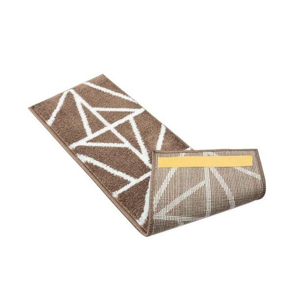 Rjavi komplet preprog za stopnice 13 ks 22x73 cm Striped – Mila Home