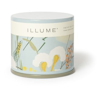 Dišeča sveča čas gorenja 50 h Fresh Sea Salt – ILLUME x Bloomingville
