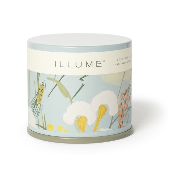 Dišeča sveča čas gorenja 50 h Fresh Sea Salt – ILLUME x Bloomingville