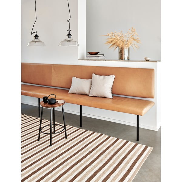 Bež zunanji in notranji tekač 70x240 cm Teo Brown – Pappelina-image-1