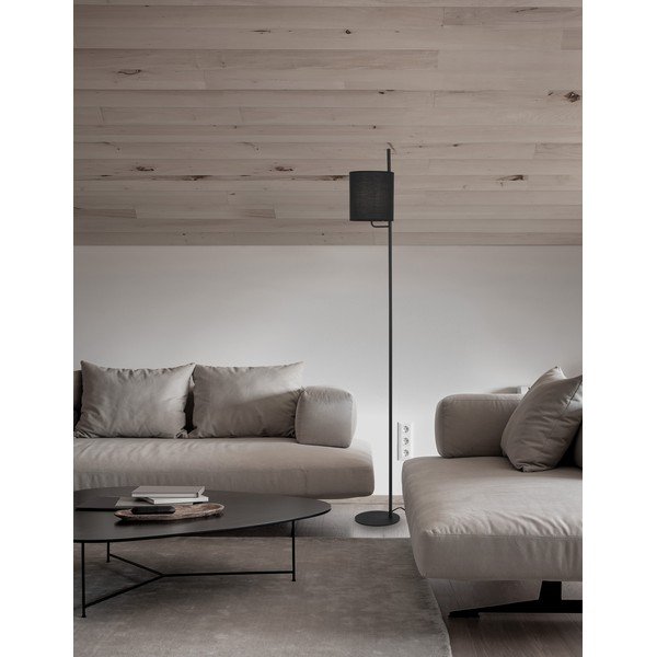 Črna kovinska stoječa svetilka (višina 176 cm) Yama – Nova Luce-image-1