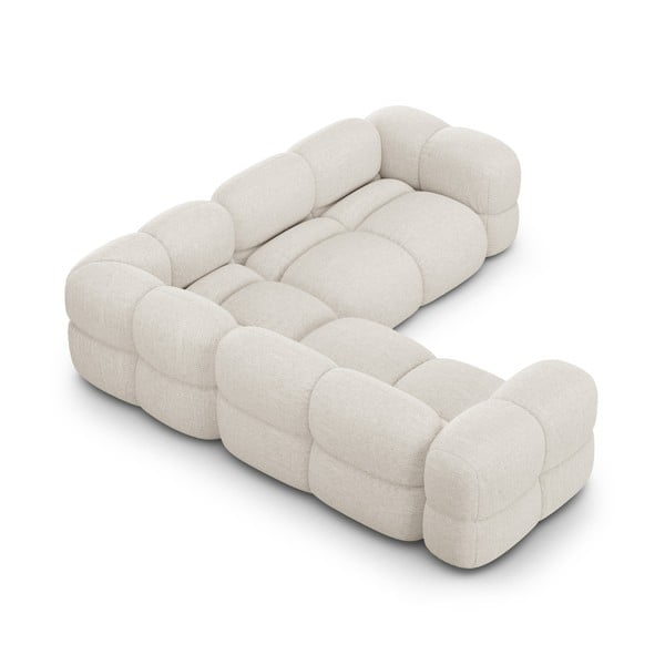 Bež kotna sedežna garnitura Loretto – Cosmopolitan Design-image-4