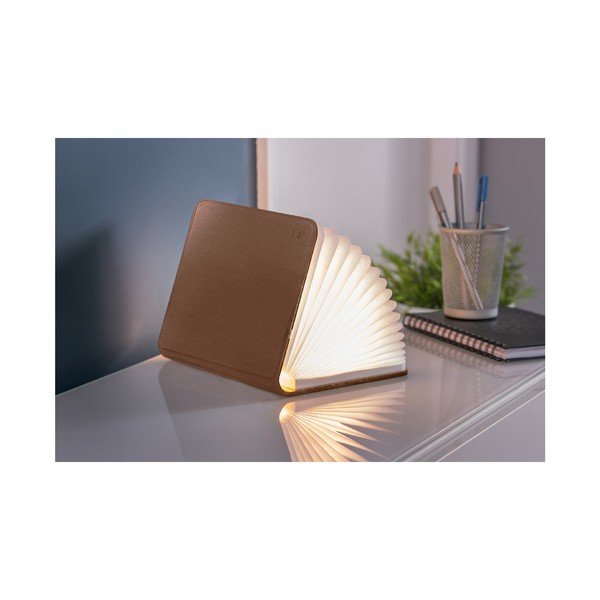 LED namizna svetilka s tekstilnim senčilom (višina 2,5 cm) Booklight – Gingko-image-4