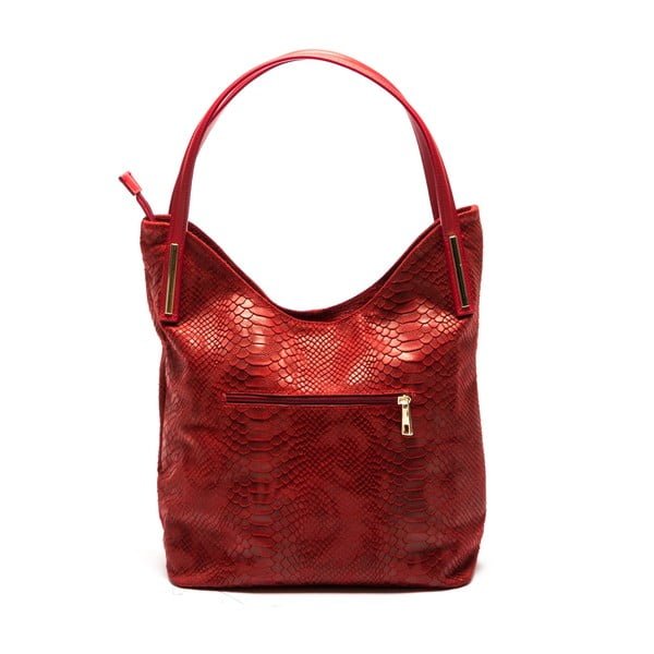 Usnjena torbica Sofia Cardoni Adona, rosso-image-1