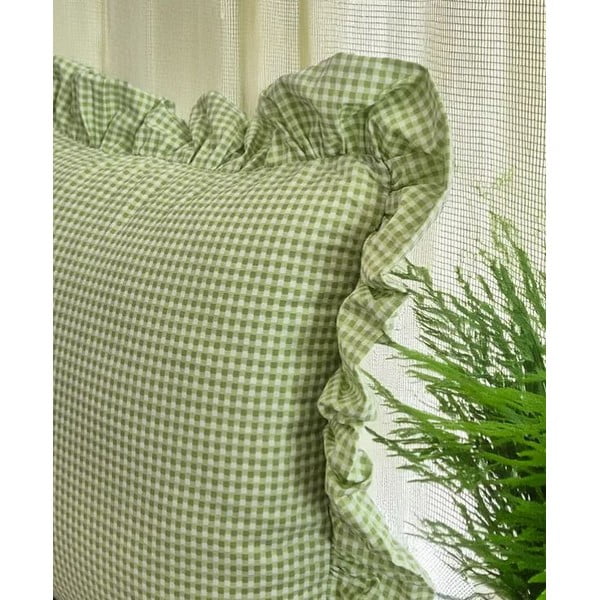 Bombažna prevleka za blazino 45x45 cm Ruffled – Mila Home-image-2