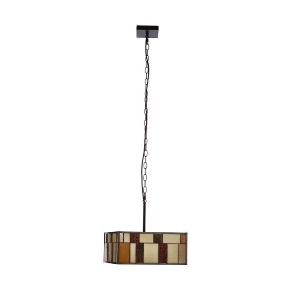 Kovinska viseča svetilka s steklenim senčilom Waldorf – Premier Housewares-image-4