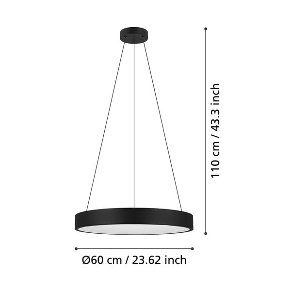 LED pametna viseča svetilka 6,5 W MARGHERA-Z – EGLO-image-2
