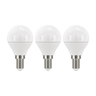 Komplet 3 žarnic LED EMOS Classic Mini Globe Neutral White, 6W E14