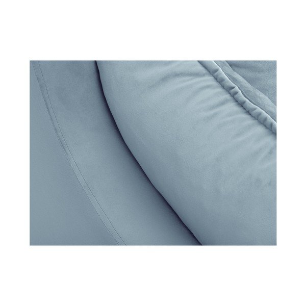 Svetlo modra žametna zofa Mazzini Sofas Freesia, 150 cm-image-4