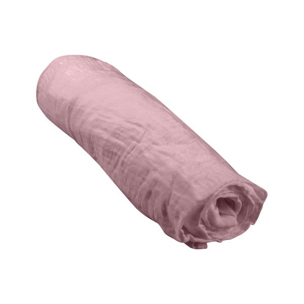 Napenjalna otroška rjuha za otroško posteljico iz muslina 60x120 cm – Bébé Douceur