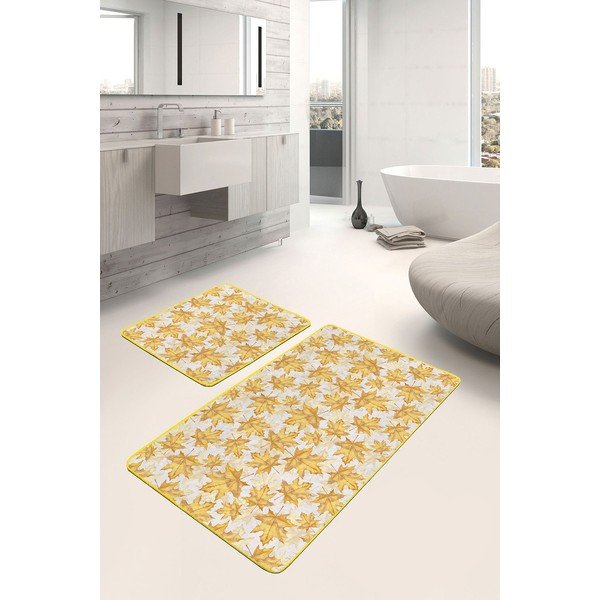 Rumene kopalniške preproge v kompletu 2 ks 60x100 cm – Mila Home-image-1