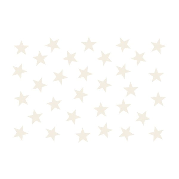 Otroška tapeta iz netkanega tekstila 400 cm x 280 cm Beige Stars – Artgeist