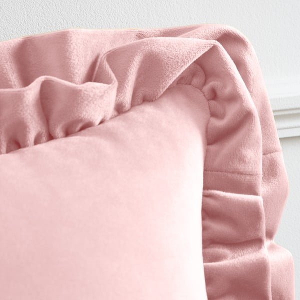 Žametna okrasna blazina 43x43 cm Velvet Double Frill – Catherine Lansfield-image-2