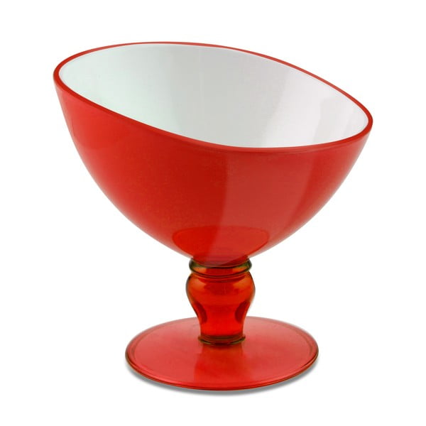 Rdeča skodelica za sladico Vialli Design Livio, 180 ml