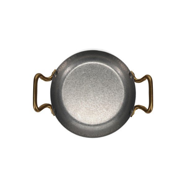 Servirni kovinski krožnik v srebrni barvi ø 18 cm Serve – BonBistro-image-3