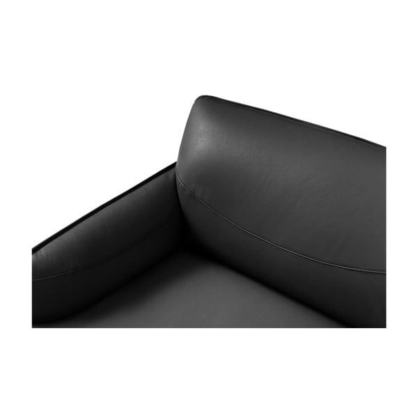 Temno siv usnjen fotelj Windsor & Co Sofas Neso-image-4