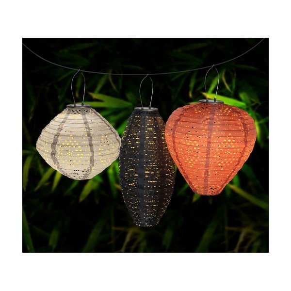 Bela zunanja LED lanterna s solarnim panelom (višina 22 cm) Harwood – House Nordic-image-2