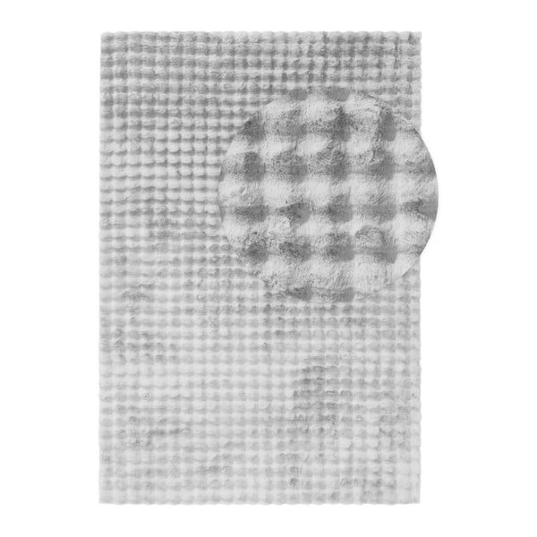 Svetlo siva pralna preproga 160x230 cm Bubble Grey – Mila Home
